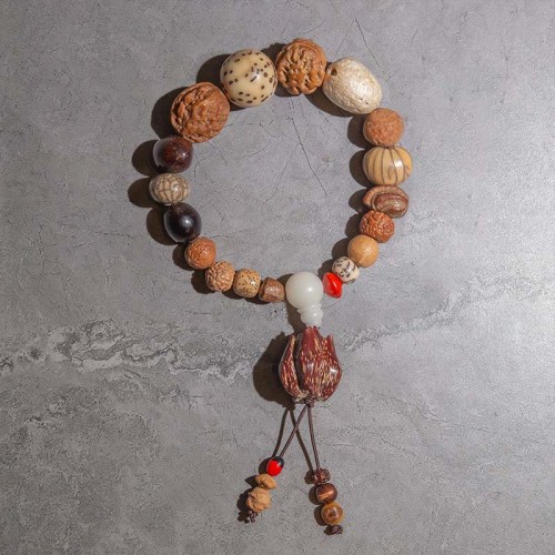 Bodhi Seed Luck Wealth Wrist Mala