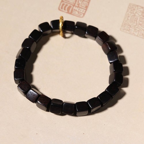 Tibetan Ebony Wood Peace Calm Bracelet