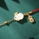 Rabbit White Jade Happiness Bracelet Rabbit White Jade Happiness Bracelet