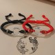 Handmade 925 Silver Dragon Phoenix Peace Buckle Bracelet Handmade 925 Silver Dragon Phoenix Peace Buckle Bracelet