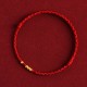 999 Gold Beads Luck Braided Couple Bracelet