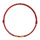 999 Gold Beads Luck Braided Couple Bracelet