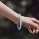 Natural Aquamarine Serenity Bangle