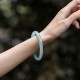 Natural Aquamarine Serenity Bangle