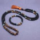Tibetan Black Onyx Peace Mala Set Tibetan Black Onyx Peace Mala Set