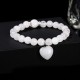 Crystal Green Aventurine Love Heart Balance Bracelet Crystal Green Aventurine Love Heart Balance Bracelet