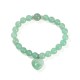 Crystal Green Aventurine Love Heart Balance Bracelet Crystal Green Aventurine Love Heart Balance Bracelet