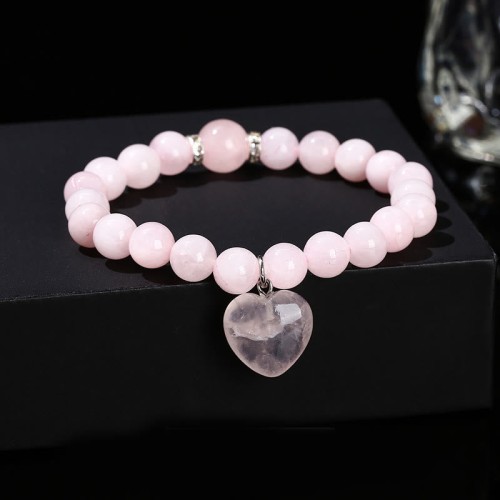 Crystal Green Aventurine Love Heart Balance Bracelet Crystal Green Aventurine Love Heart Balance Bracelet
