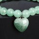 Crystal Green Aventurine Love Heart Balance Bracelet Crystal Green Aventurine Love Heart Balance Bracelet