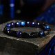 Blue Tiger Eye Black Tourmaline Strength Bracelet