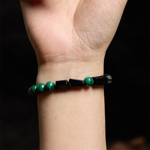 Malachite Black Tourmaline Purity Bracelet Malachite Black Tourmaline Purity Bracelet