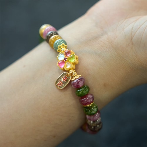 Tourmaline Jade Safe Love Bracelet
