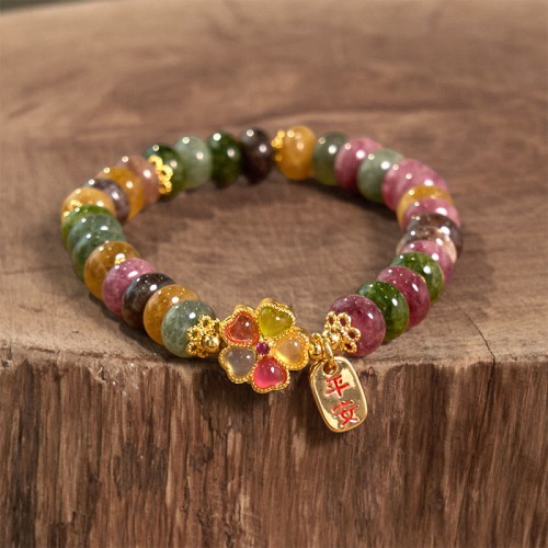 Tourmaline Jade Safe Love Bracelet