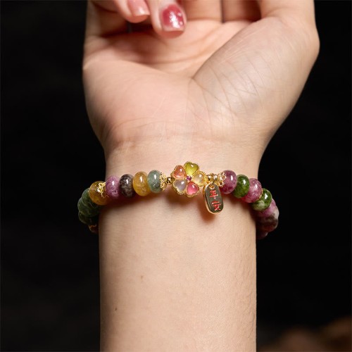 Tourmaline Jade Safe Love Bracelet