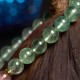 Green Strawberry Quartz Soothing Fu Character Bracelet