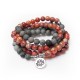 108 Mala Beads Sea Sediment Jasper Protection Bracelet 108 Mala Beads Sea Sediment Jasper Protection Bracelet