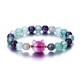 Amethyst Aventurine Rose Quartz Fluorite Balance Bracelet Amethyst Aventurine Rose Quartz Fluorite Balance Bracelet