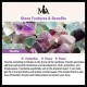 Stone Quartz Healing Beads Bracelet Stone Quartz Healing Beads Bracelet