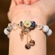 Blue Crystal Amethyst Green Aventurine Healing Bracelet Blue Crystal Amethyst Green Aventurine Healing Bracelet