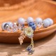 Blue Crystal Amethyst Green Aventurine Healing Bracelet Blue Crystal Amethyst Green Aventurine Healing Bracelet
