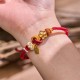 Peach Blossom Luck Red String Bracelet