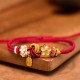 Peach Blossom Luck Red String Bracelet