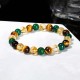 Tiger Eye Green Agate Citrine Mix Protection Bracelet Tiger Eye Green Agate Citrine Mix Protection Bracelet