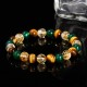 Tiger Eye Green Agate Citrine Mix Protection Bracelet Tiger Eye Green Agate Citrine Mix Protection Bracelet
