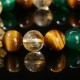 Tiger Eye Green Agate Citrine Mix Protection Bracelet Tiger Eye Green Agate Citrine Mix Protection Bracelet