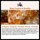 Citrine Snowflake Crystal Prosperity Bracelet