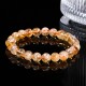 Citrine Snowflake Crystal Prosperity Bracelet