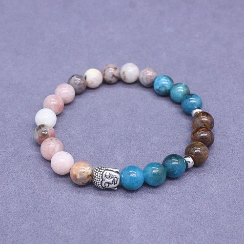 Black Onyx Buddha Head Protection Bracelet Black Onyx Buddha Head Protection Bracelet
