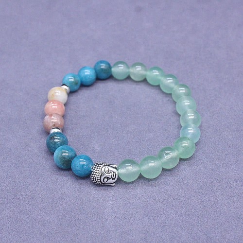 Black Onyx Buddha Head Protection Bracelet Black Onyx Buddha Head Protection Bracelet