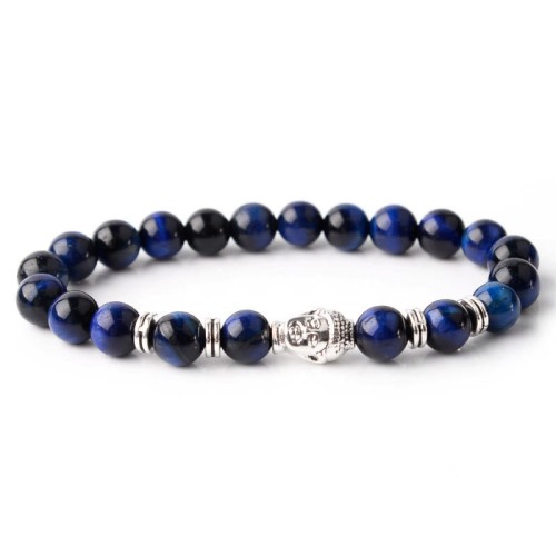 Blue Green Red Tiger Eye Buddha Balance Bracelet Blue Green Red Tiger Eye Buddha Balance Bracelet