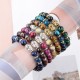 Blue Green Red Tiger Eye Buddha Balance Bracelet Blue Green Red Tiger Eye Buddha Balance Bracelet