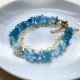 Aquamarine Star Healing Magnetic Buckle Bracelet Aquamarine Star Healing Magnetic Buckle Bracelet