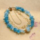 Aquamarine Star Healing Magnetic Buckle Bracelet Aquamarine Star Healing Magnetic Buckle Bracelet