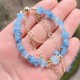 Aquamarine Star Healing Magnetic Buckle Bracelet Aquamarine Star Healing Magnetic Buckle Bracelet