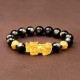 Gold Sheen Obsidian PiXiu Wealth Bracelet Gold Sheen Obsidian PiXiu Wealth Bracelet