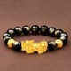 Gold Sheen Obsidian PiXiu Wealth Bracelet Gold Sheen Obsidian PiXiu Wealth Bracelet