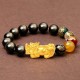 Gold Sheen Obsidian PiXiu Wealth Bracelet Gold Sheen Obsidian PiXiu Wealth Bracelet