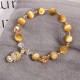 Yellow Tiger Eye Buddha Protection Bracelet Yellow Tiger Eye Buddha Protection Bracelet