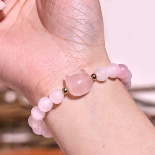 Amethyst Aventurine Rose Quartz Fluorite Balance Bracelet Amethyst Aventurine Rose Quartz Fluorite Balance Bracelet