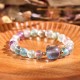 Amethyst Aventurine Rose Quartz Fluorite Balance Bracelet Amethyst Aventurine Rose Quartz Fluorite Balance Bracelet