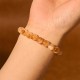 Citrine Snowflake Crystal Prosperity Bracelet