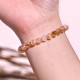 Citrine Snowflake Crystal Prosperity Bracelet