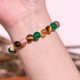 Tiger Eye Green Agate Citrine Mix Protection Bracelet Tiger Eye Green Agate Citrine Mix Protection Bracelet