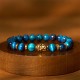 Blue Green Red Tiger Eye Buddha Balance Bracelet Blue Green Red Tiger Eye Buddha Balance Bracelet