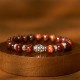 Blue Green Red Tiger Eye Buddha Balance Bracelet Blue Green Red Tiger Eye Buddha Balance Bracelet