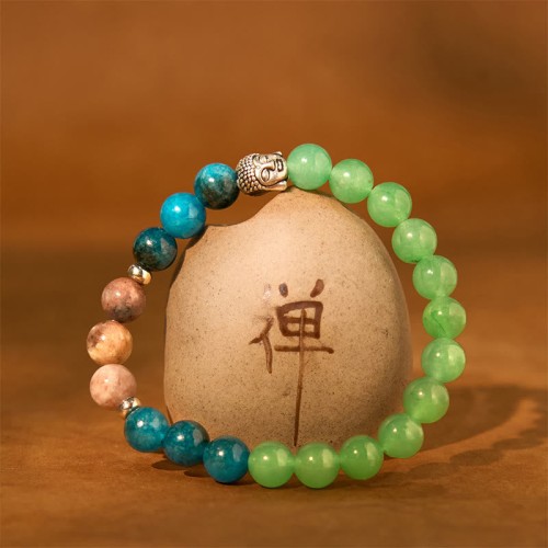 Black Onyx Buddha Head Protection Bracelet Black Onyx Buddha Head Protection Bracelet